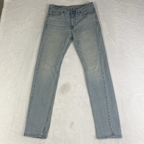 Levi's 510 Blue Jeans Men's Size 29x32 (Fit 28x30) Denim Light Wash - Picture 2 of 13